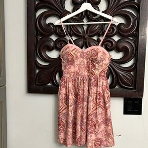 B.O.G. Collective Pink Paisley Mini Dress
